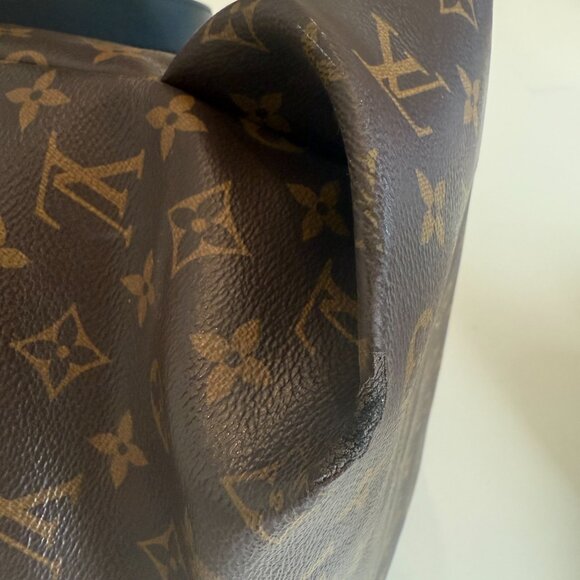 Louis Vuitton Monogram Flower Zipped Tote - MM size in Black Leather/trim - Picture 13 of 16